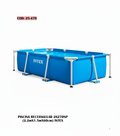 PISCINA RECTANGULAR 28270NP (2.2mx1.5mX60cm) INTEX
